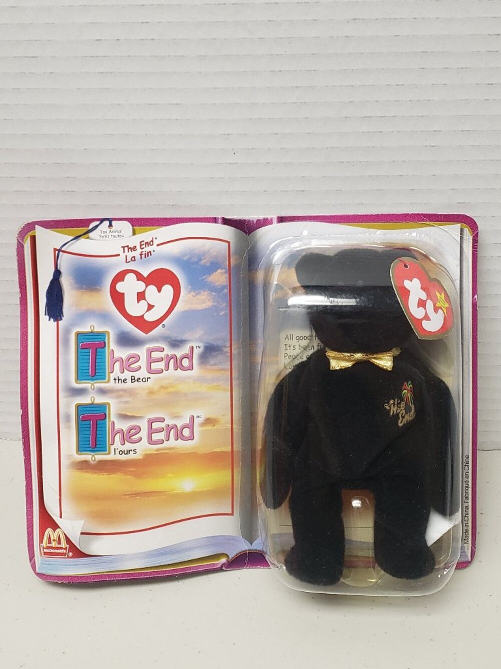 Ty Beanie Baby The End Bear McDonald's